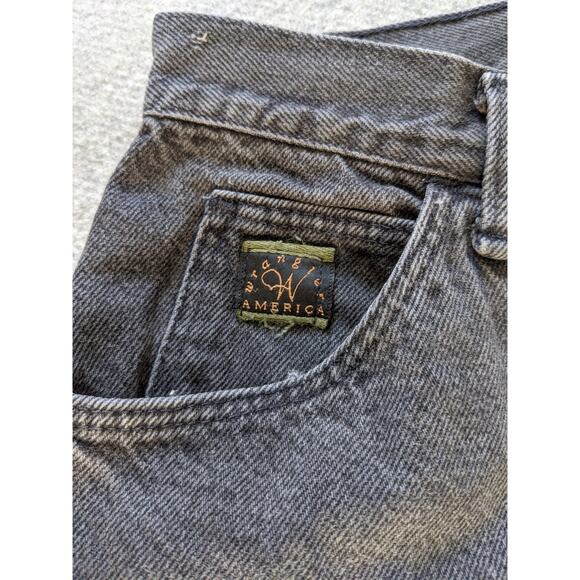 Vintage Wrangler High Rise Mom Jeans Womens Size 16 Short MSR01-CB Made In USA - Picture 2 of 9